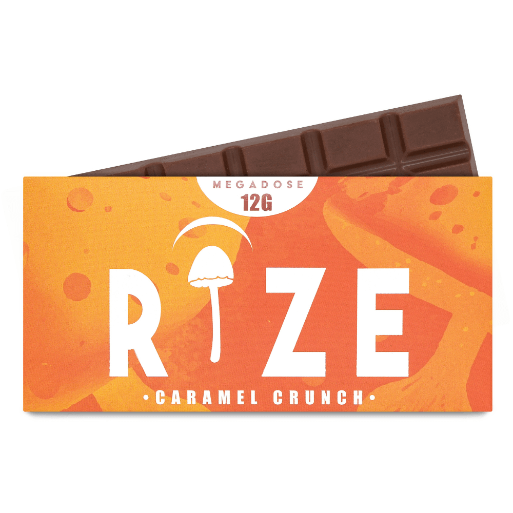 rize chocolate caramel crunch magic mushroom bars
