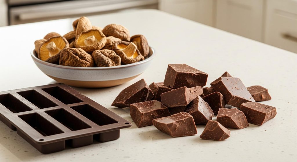 How to Make Mushroom Chocolate Bars