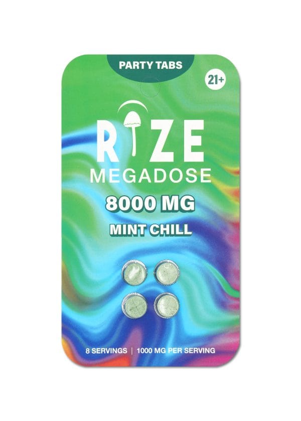 Displaying mint chill tabs blister pack packaging