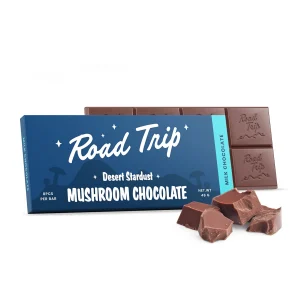 Road Trip | Milk Chocolate Mushroom Bar | Desert Stardust – High Potency – 8ct Squares