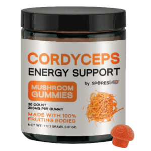 SporesMD | Cordyceps Energy Support Mushroom Gummies | 30ct