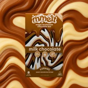 Mmelts | Milk Chocolate Mushroom Chocolate Bar | 6G