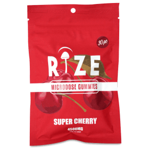 Rize | Super Cherry Mushroom Gummies | Microdose 4500mg - 30ct
