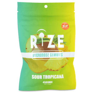 Rize | Sour Tropicana Mushroom Gummies | Microdose 4500mg - 30ct