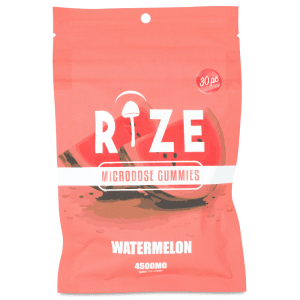 Rize | Watermelon Mushroom Gummies | Microdose 4500mg - 30ct