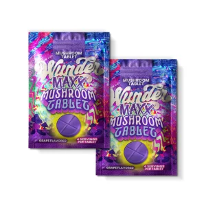 Wunder | Mushroom Tablets - Grape | Maxx Tablets -14,000mg - 1ct
