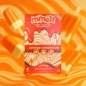 Mmelts | Orange Cream Mushroom Chocolate Bar | 6G